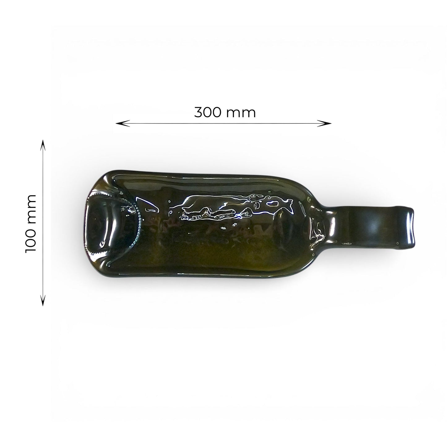 Vid Flex - Bandeja Artesanal de Botella de Vino Fundida