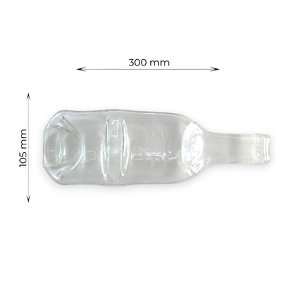 Aura Duo - Bandeja Doble de Botella de Vino Fundida