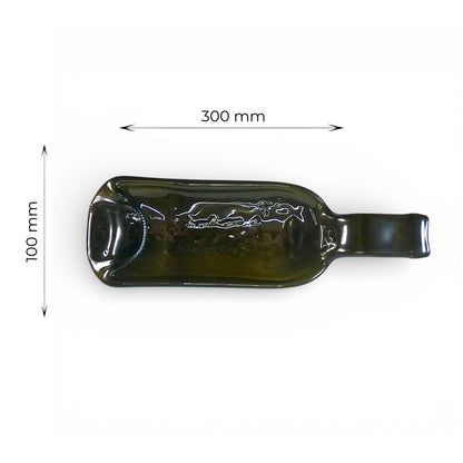 Vid Flex - Bandeja Artesanal de Botella de Vino Fundida
