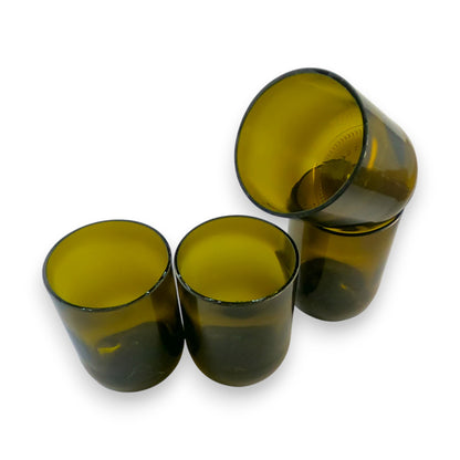 Vasos Vid - Pack de Vasos Artesanales de Botella de Vidrio