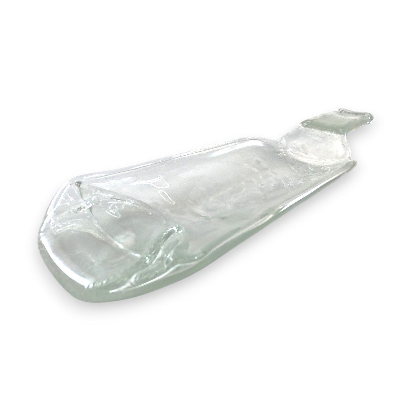 Aura Flex - Bandeja Artesanal de Botella de Vino Fundida