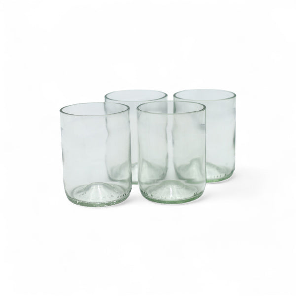 Vasos Aura - Pack de Vasos Artesanales de Botella de Vidrio