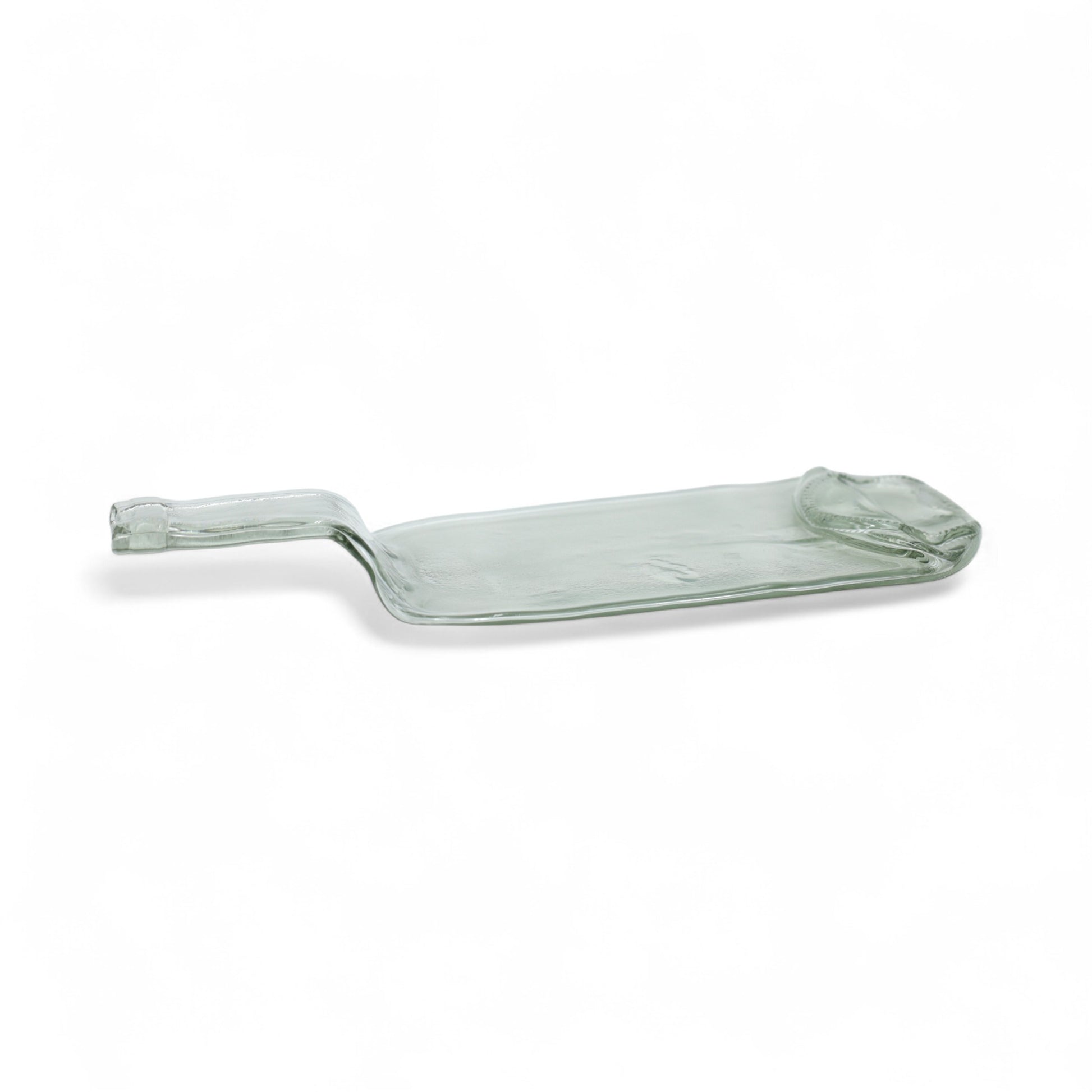 Tabla de cristal transparente Aura Slab para servir sushi o canapés